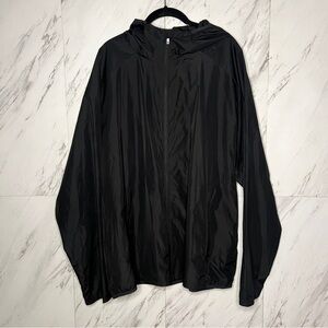 3/$60 LIKE NEW All in Motion Packable Black Layer Shell Zip Jacket SZ XL